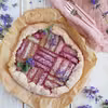 Galette z rabarbarem i migdałami