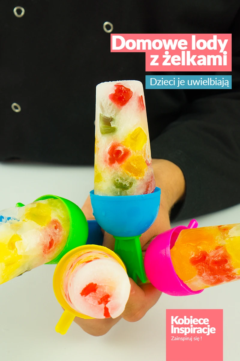 Domowe lody z żelkami
