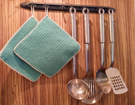 Zrób sama prezent na Dzień Mamy – szydełkowe łapki kuchenne – DIY