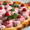 Tarta francuska z rabarbarem