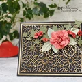 Kartka gold & black