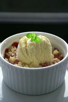 Truskawkowe crumble z Pizza Hut