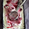 Lody sernikowe z wiśniami
