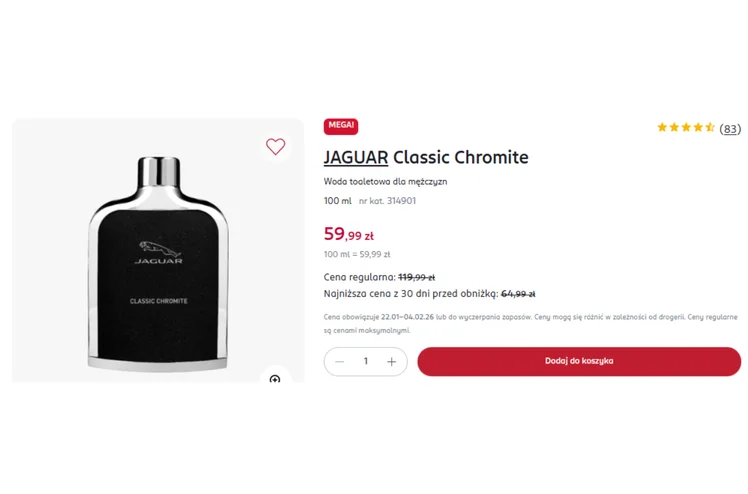 Zdjęcie Te męskie perfumy z Rossmanna za 59 zł to prezent-pewniak na Walentynki i nie tylko! Trwały, robi wrażenie i intryguje #1