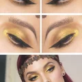 Makijaż z odcieniem żółtego