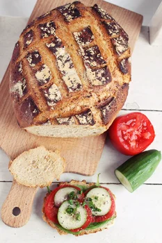 Chleb z naczynia żaroodpornego – rośnie, jak na drożdżach :)