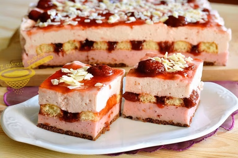 ciasto "Truskawkowa chmurka"
