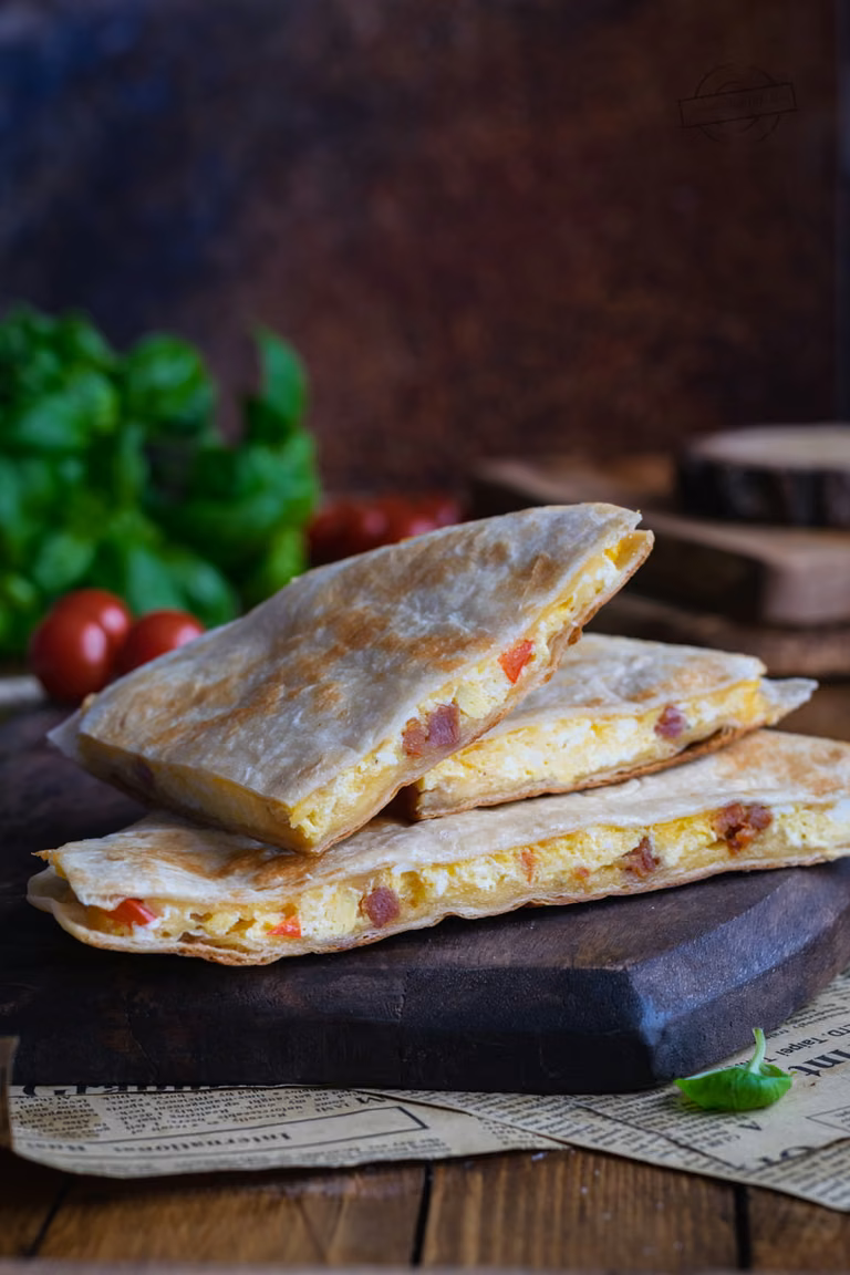 Quesadilla z jajecznicą