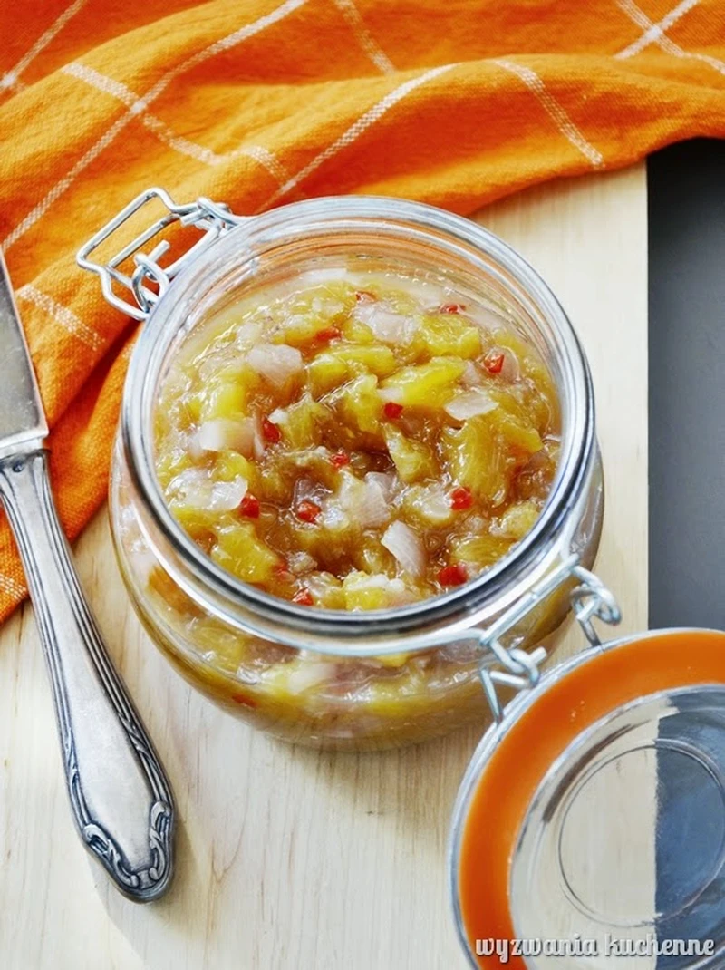 Chutney z brzoskwiń