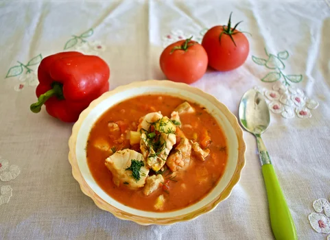 Zupa gulaszowa z dorsza