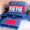 Stylowe siedzenia z palet