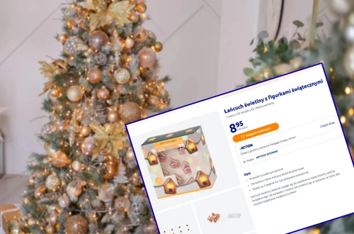 Ten łańcuch LED z Action za 8 zł zrobi boski klimat na choince, na oknie lub nad sofą! Urocze świąteczne motywy - bez wtyczek i prądu