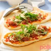 Pizza z szynką i rukolą