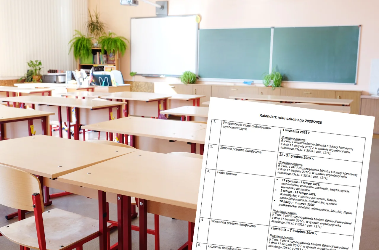 Zimowe ferie 2026 skrócone! MEN opublikował kalendarz na rok szkolny 2025/2026