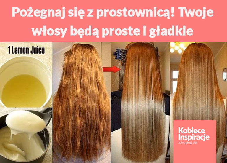 Pożegnaj się z prostownicą! Dzięki tej domowej masce Twoje włosy będą proste i gładkie