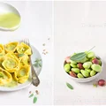 Tortellini z bobem w sosie ogórkowo-cytrynowym