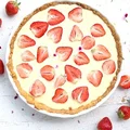 Bezglutenowa tarta z truskawkami