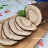 Schab pieczony w boczku