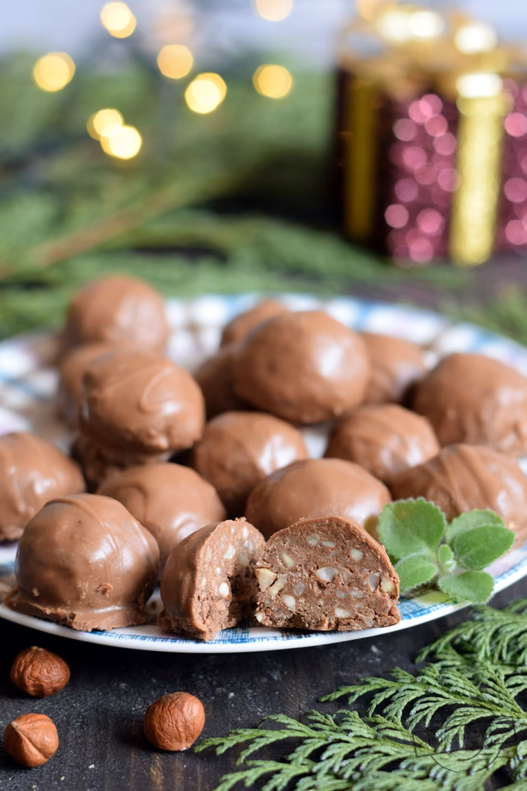Pralinki a'la Ferrero Rocher