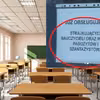 "Nie obsługujemy strajkujących nauczycieli ani innych pasożytów" na drzwiach jednego z zakładów!