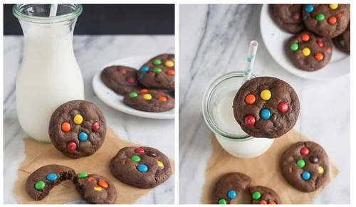 Czekoladowe ciasteczka z M&M's