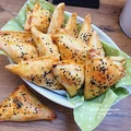 Pierożki z ciasta piwnego z kurczakiem