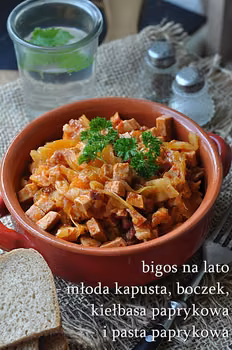 Bigos z młodej kapusty z 4 składników