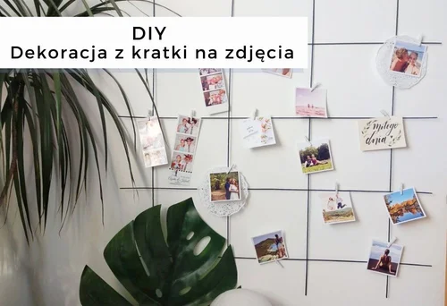 DIY Dekoracyjna kratka na zdjęcia • origamifrog.pl