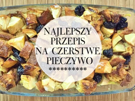 Szarlotka z czerstwego chleba