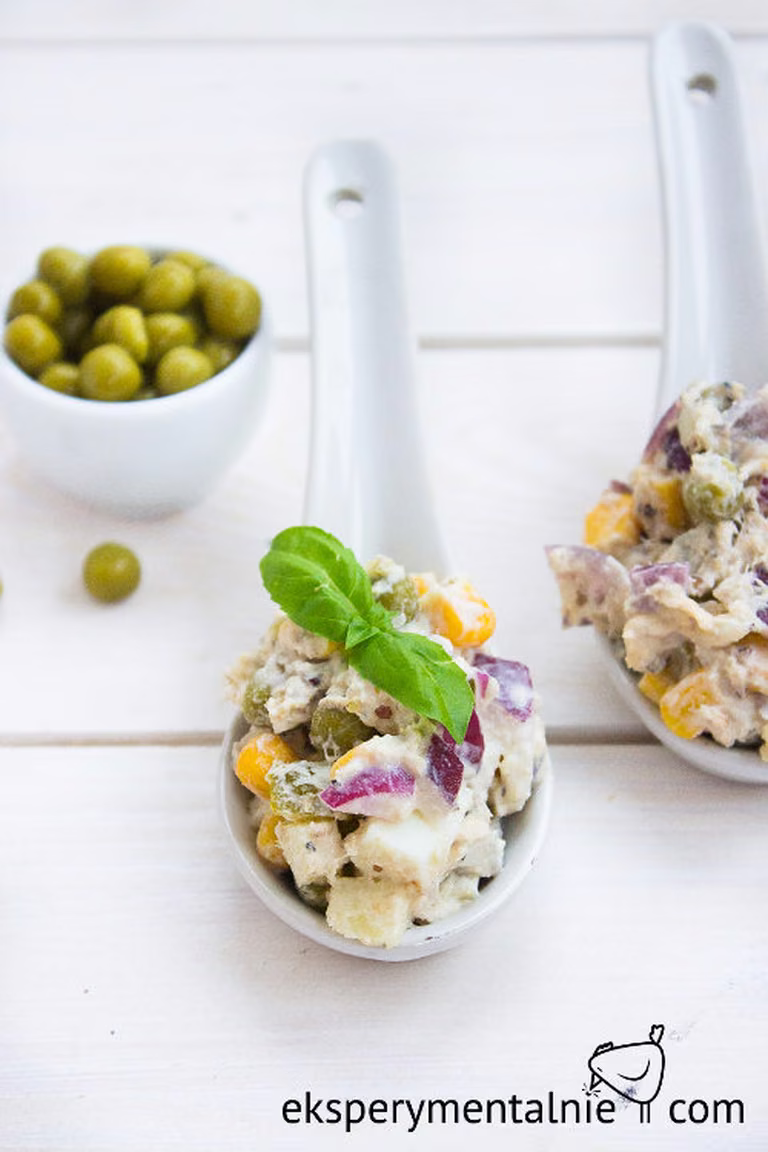 Sałatka śledziowa z jajkiem i jabłkiem na Wigilię / Herring Salad Recipe