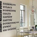 Świetna naklejka ścienna