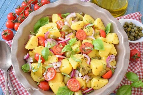 Włoska sałatka ziemniaczana "pantesca"