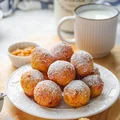 Mini pączki z twarogu