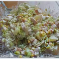 Sałatka z wędzonym kurczakiem