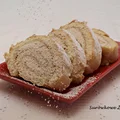 Rolada biszkoptowa o smaku cappuccino ze śmietanką i mascarpone