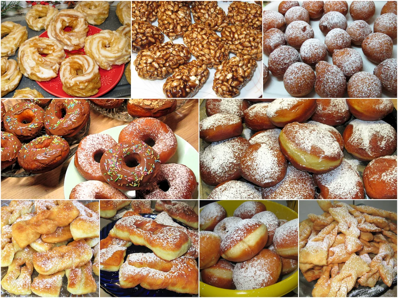 najlepsze przepisy na TŁUSTY CZWARTEK pączki, faworki, oponki i inne słodkości