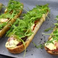 Zapiekanki z mozzarella - Chłop przy garach