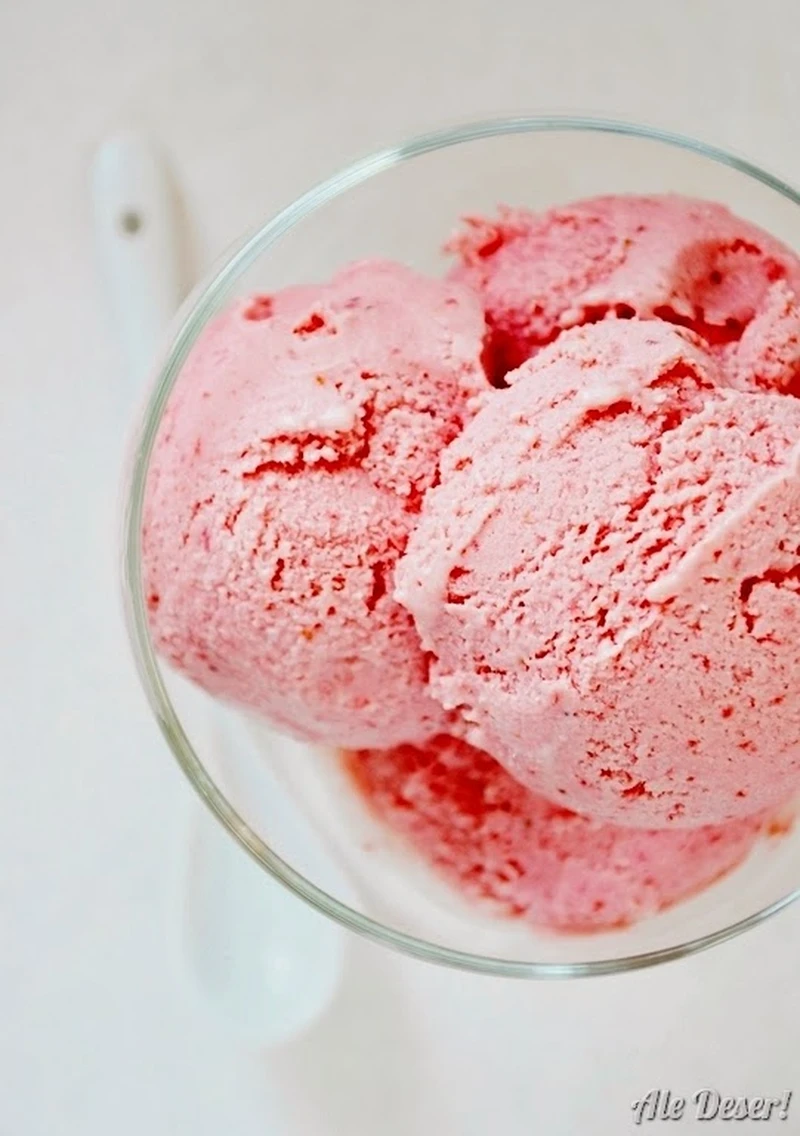 Lody truskawkowe - PRZEPIS