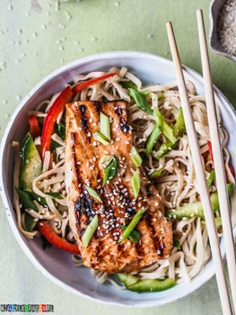 Łosoś Teriyaki