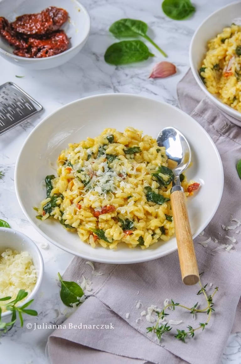 Risotto ze szpinakiem