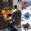 Pomysłowa półka na balkon