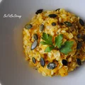 Aromatyczne risotto z pieczoną i surową dynią
