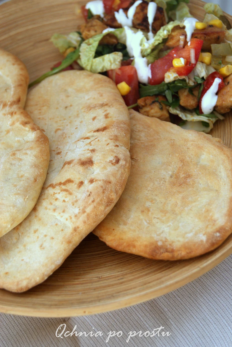 Greckie chlebki pitta