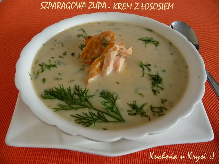Zupa krem z łososia