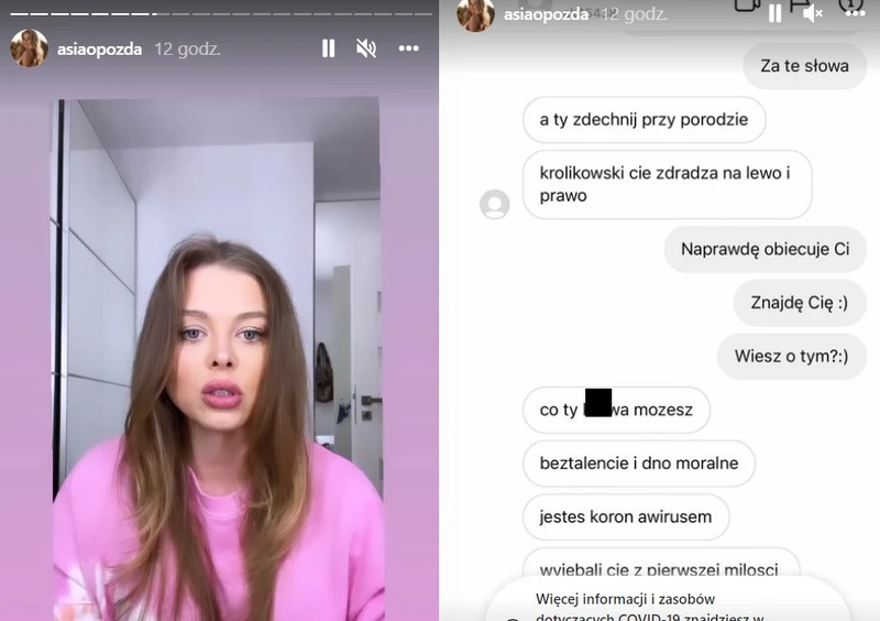 Joanna Opozda ujawnia tożsamość hejterki! “Mam na pani temat wszystkie potrzebne informacje”