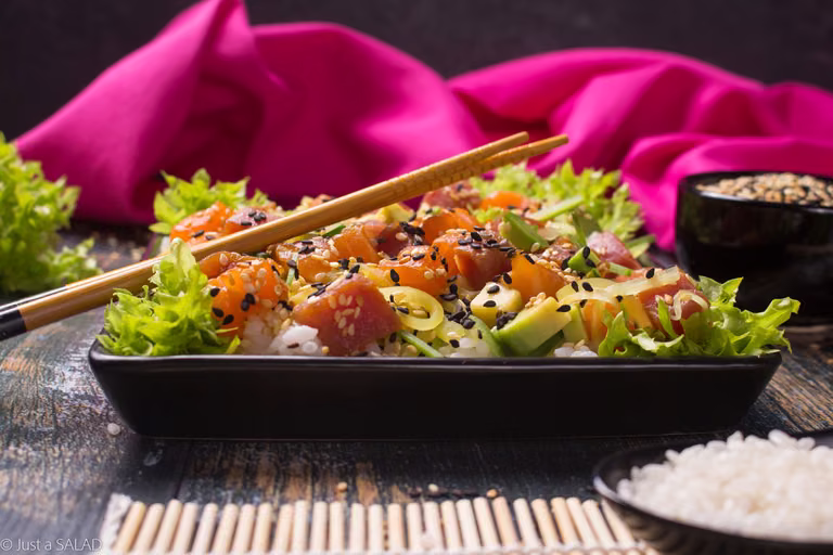 Sałatka a'la SUSHI