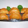 Pierogi pieczone z mięsem