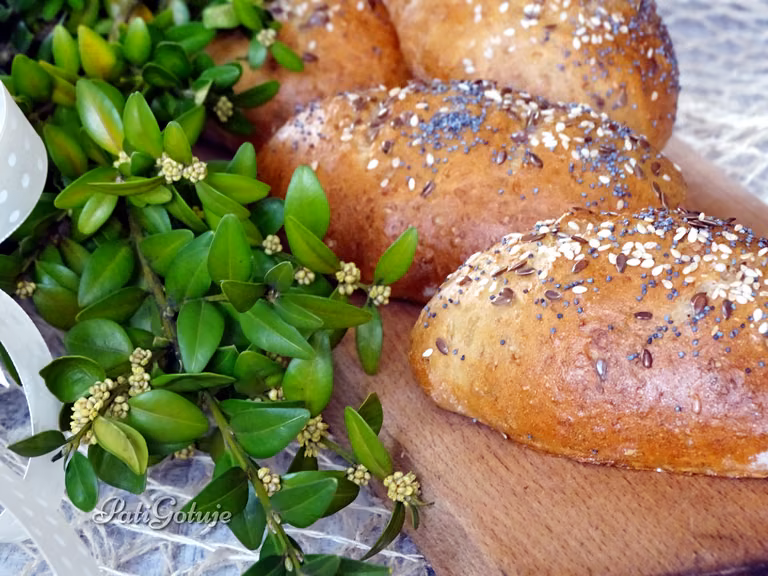 Mini chlebki do koszyczka