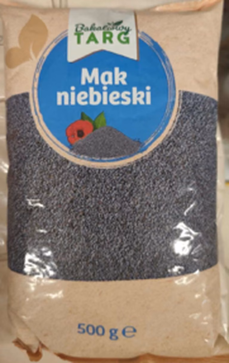 Ostrzeżenie: Wycofanie partii maku niebieskiego P-5767/01 z powodu alkaloidów opium