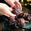 Piernikowe muffinki bananowo – cukiniowe z orzechami